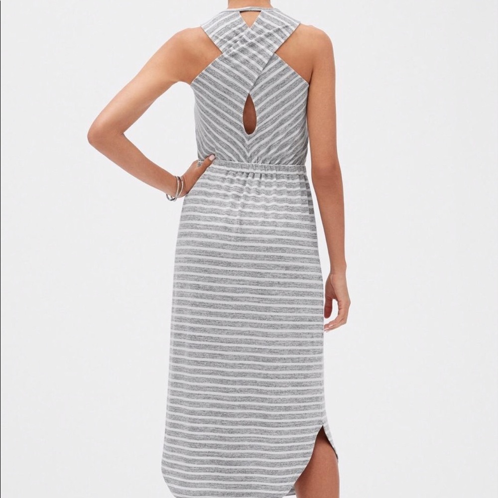 Black cross back midi-dress! Perfect LBD!!